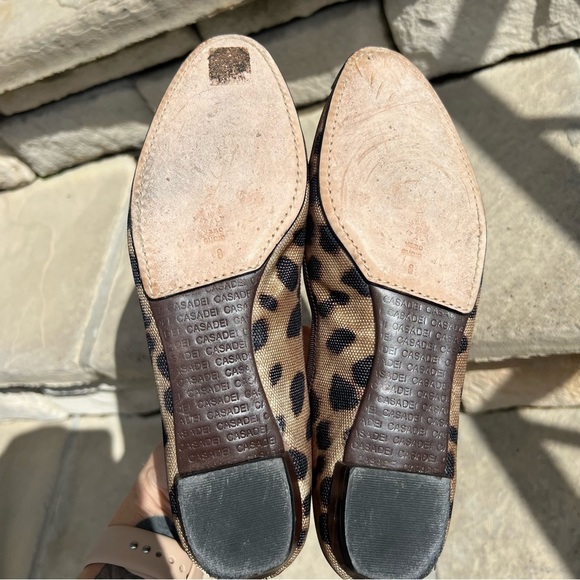 Casadei animal print ballets flats made in Italy Sz 8 - Picture 6 of 10